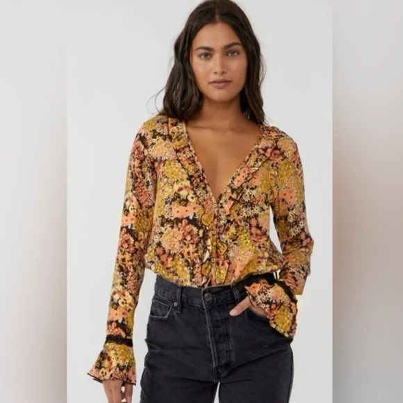 NWT Free People Heat Wave Bodysuit XS - Picture 5 of 13